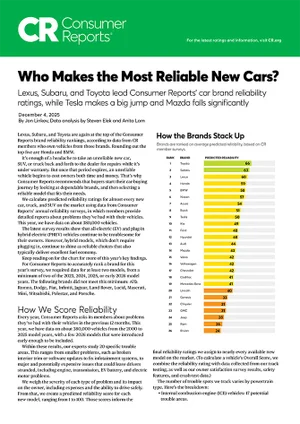 Who Makes the Most Reliable Cars | Glassman Subaru in Southfield MI