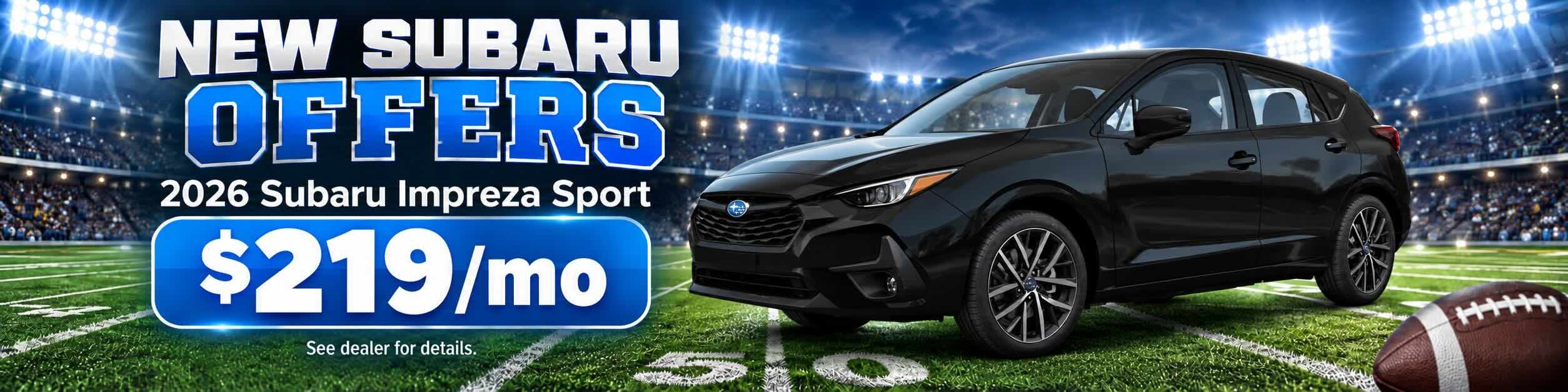 2026 Subaru Impreza lease SEPT