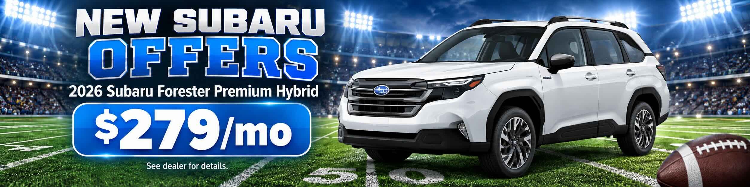 2026 Subaru Forester lease SEPT