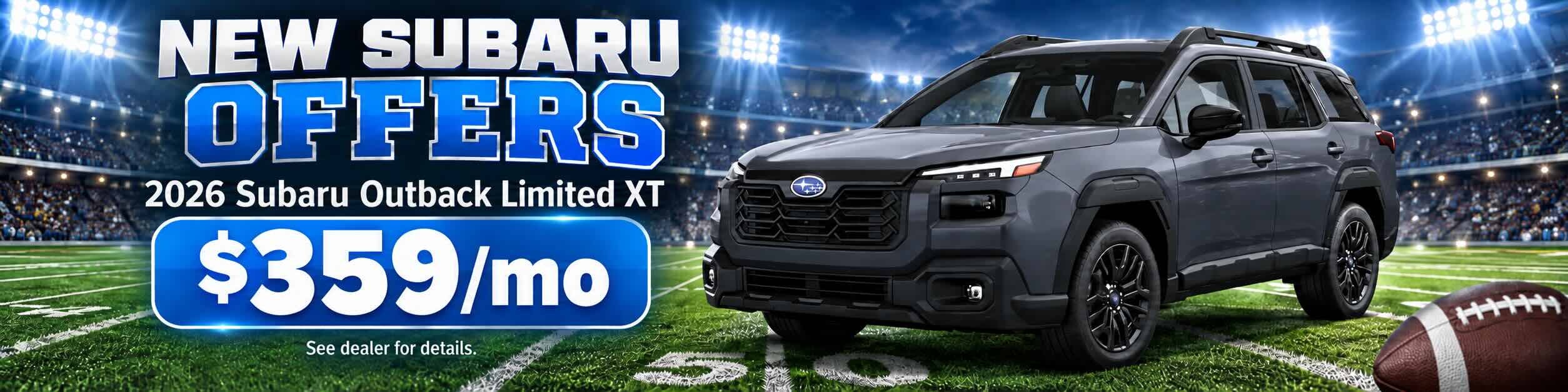 2026 Subaru Outback lease SEPT