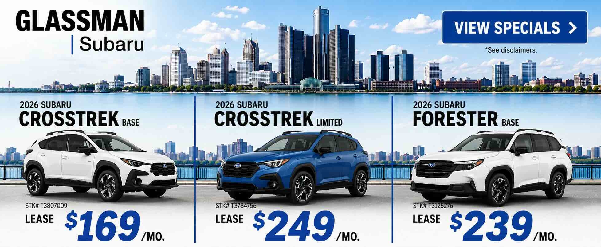 Subaru lease specials August