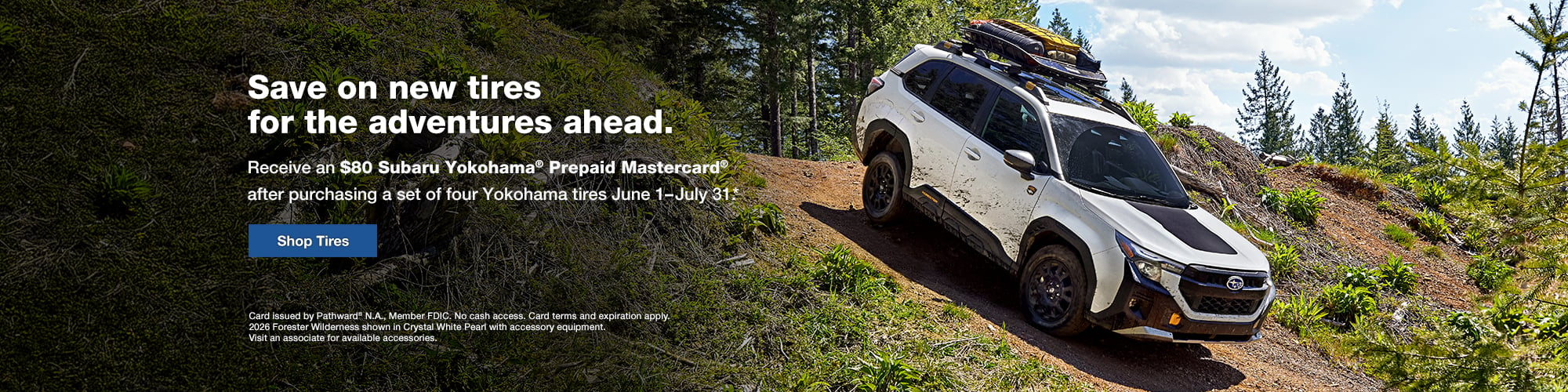 Save on New Tires at Glassman Subaru in Southfield MI