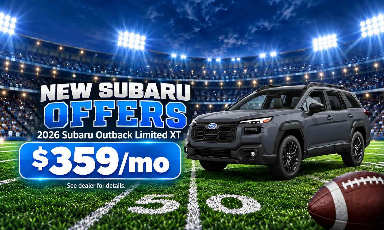 2026 Subaru Outback lease SEPT