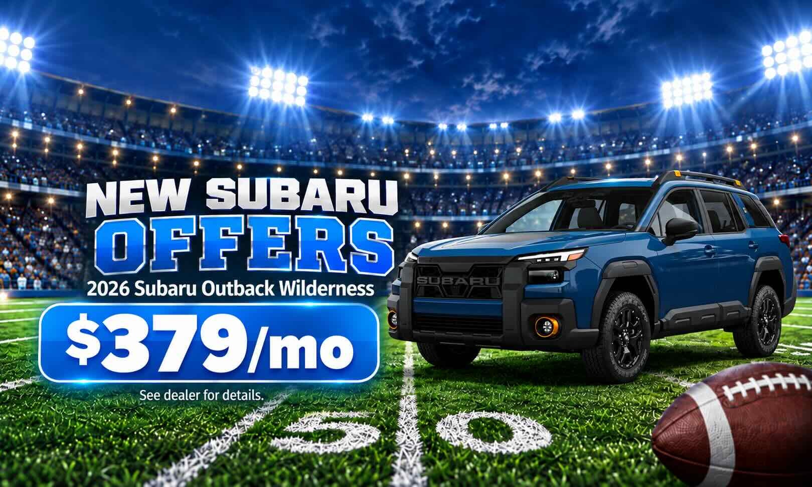 2026 Subaru Outback Wilderness lease SEPT