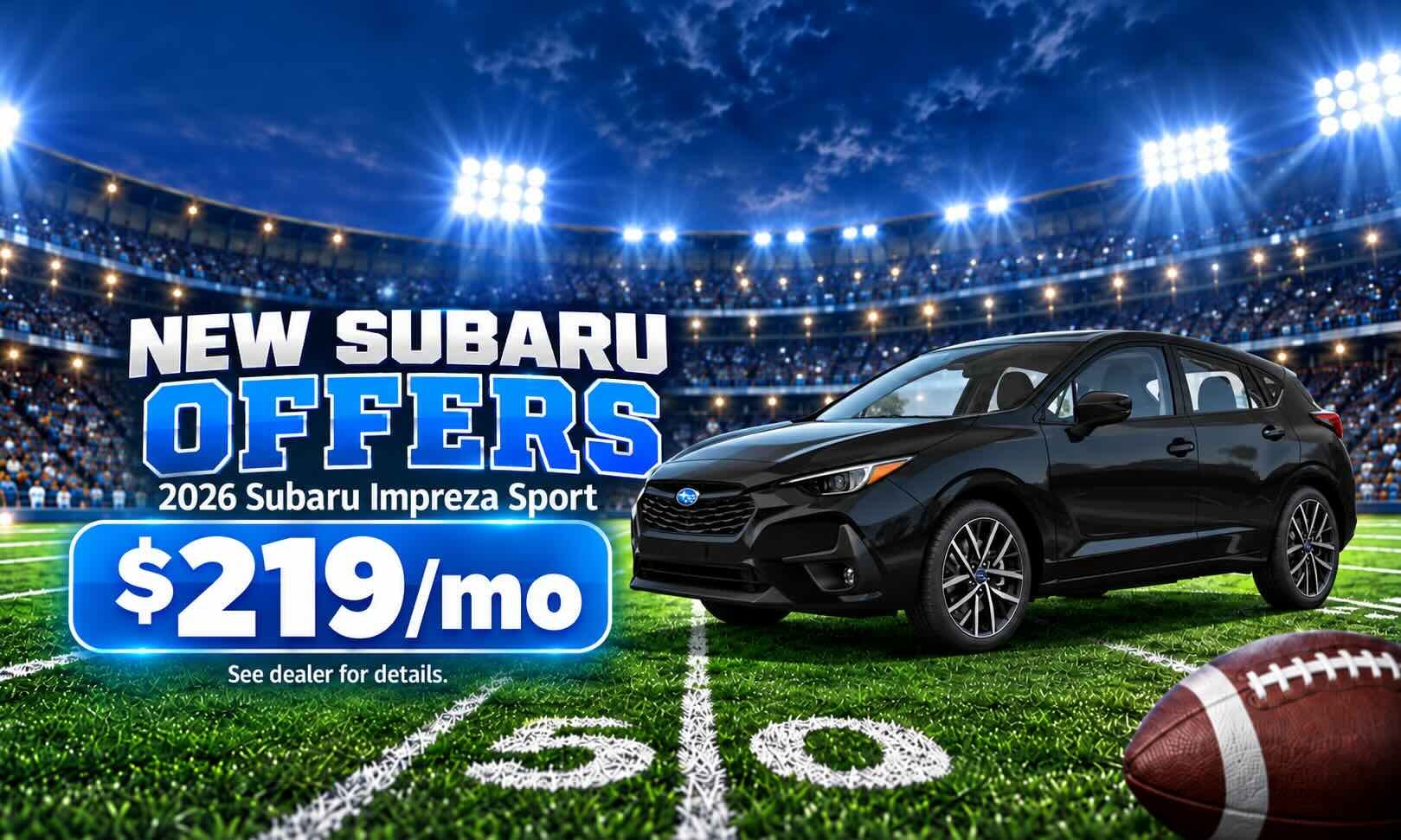 2026 Subaru Impreza lease SEPT